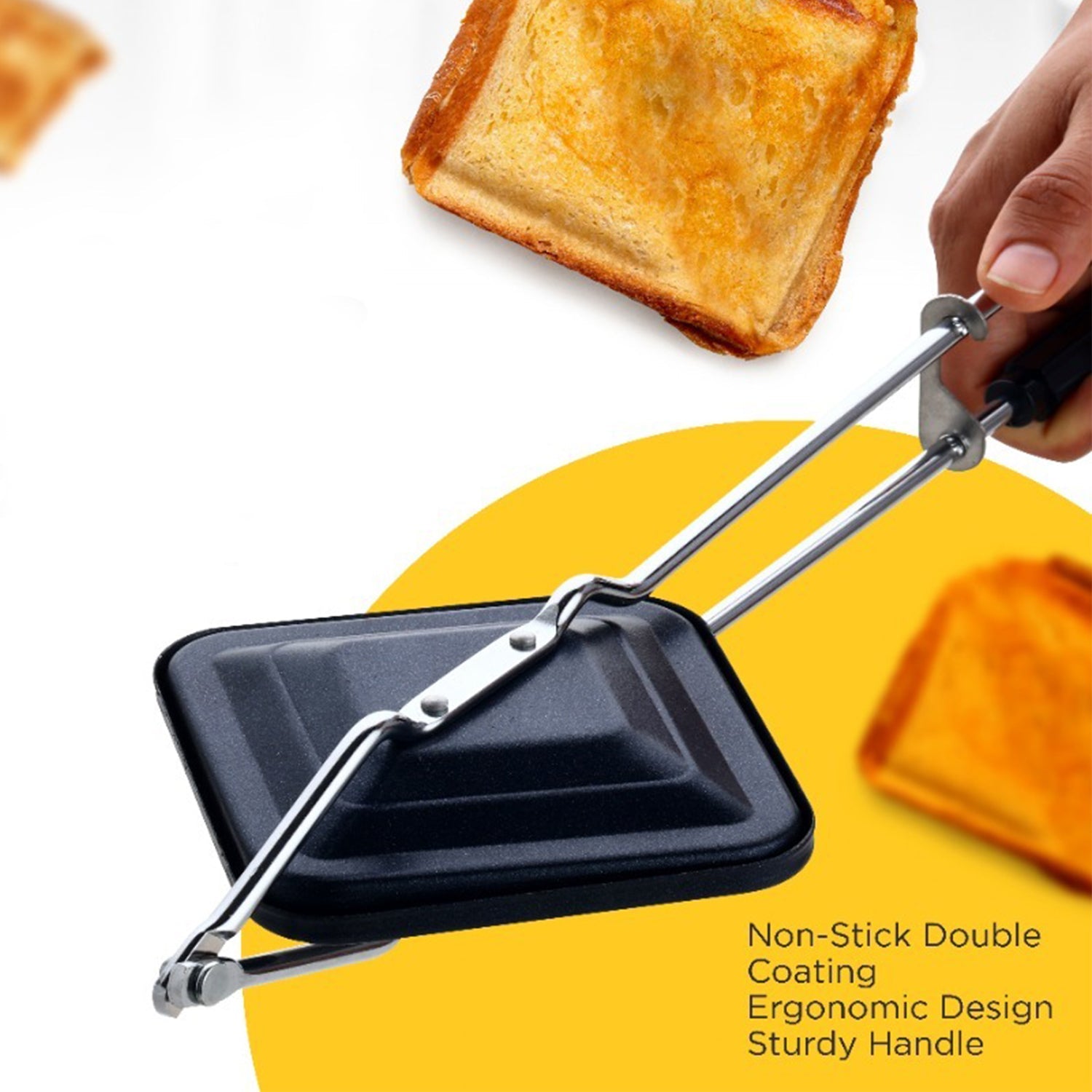 Apex Regular Non-Stick Flame-Based Sandwich Toaster Apex Regular Non-Stick Flame-Based Sandwich Toaster